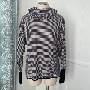 RBX performance sports wear long sleeve stripes large